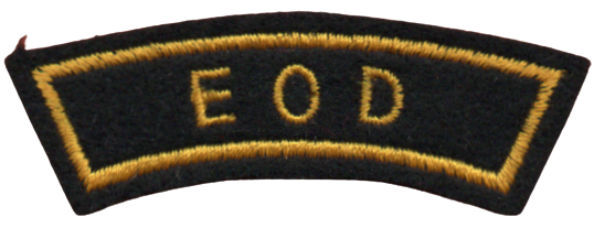 Ærmemærke for Ammunitionsrydder, EOD 