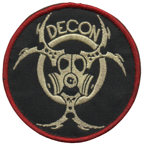 DECONTAMINERING  sektionen.